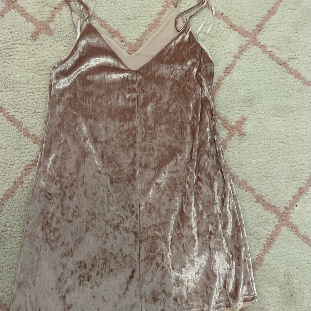 Lulus size small velvet mini dress